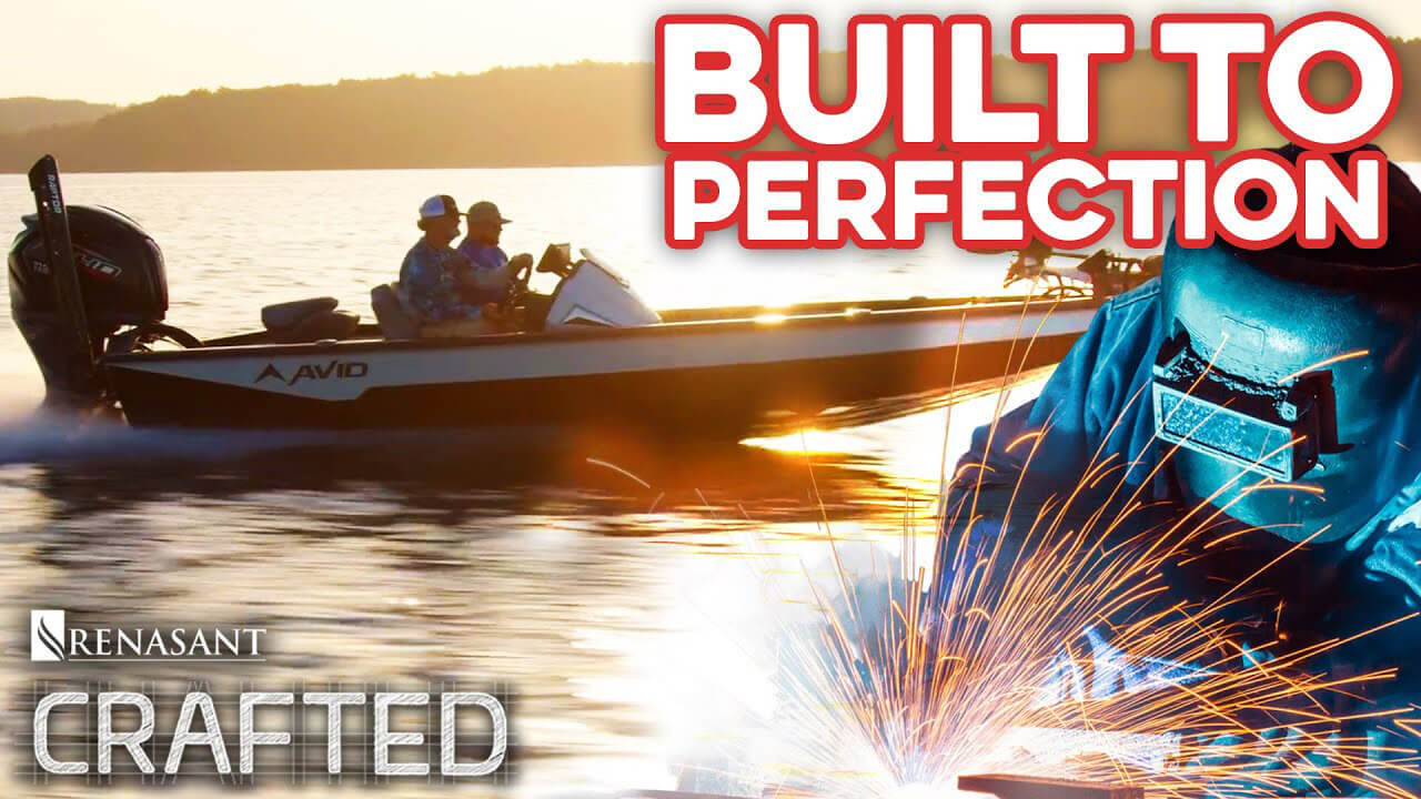 Two men on a speedboat on the water