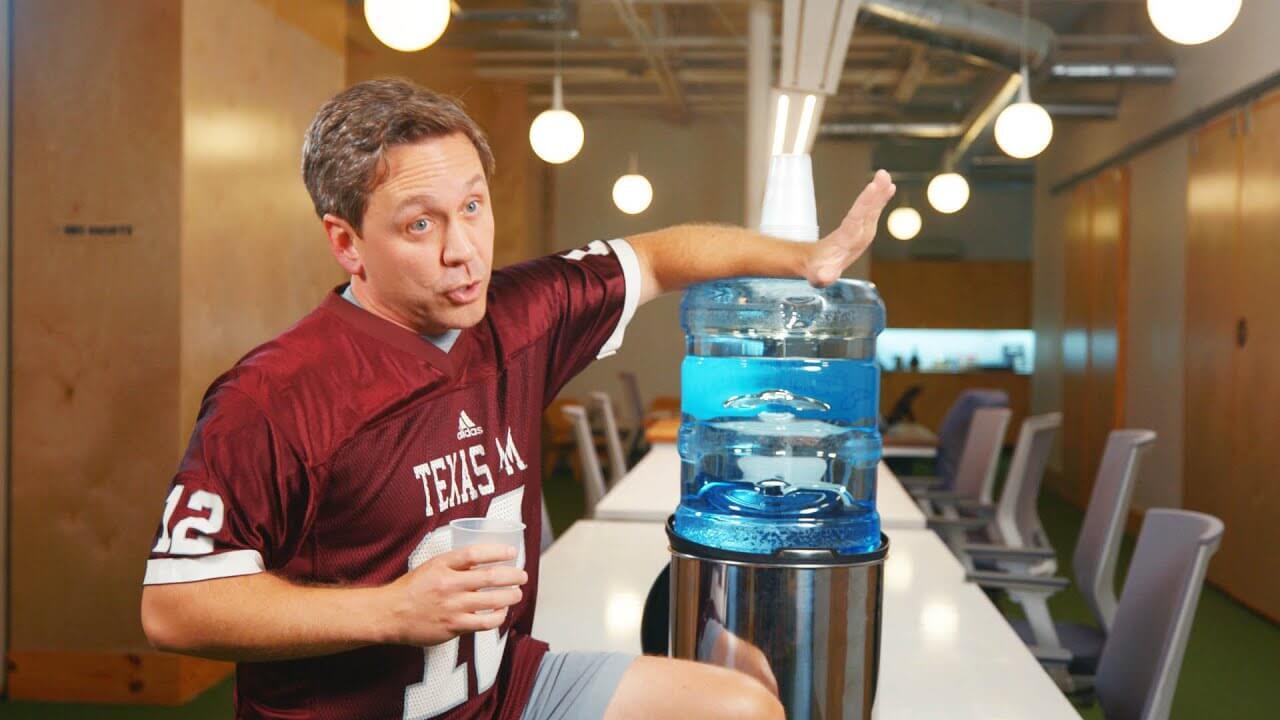 Texas A&M talking by the water cooler