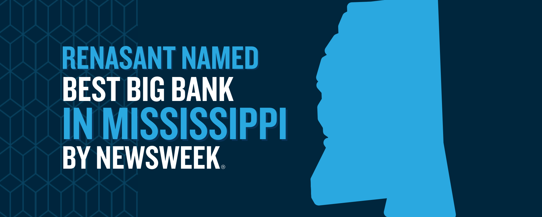 Renasant Named Best Big Bank in Mississippi for 2022 by Newsweek