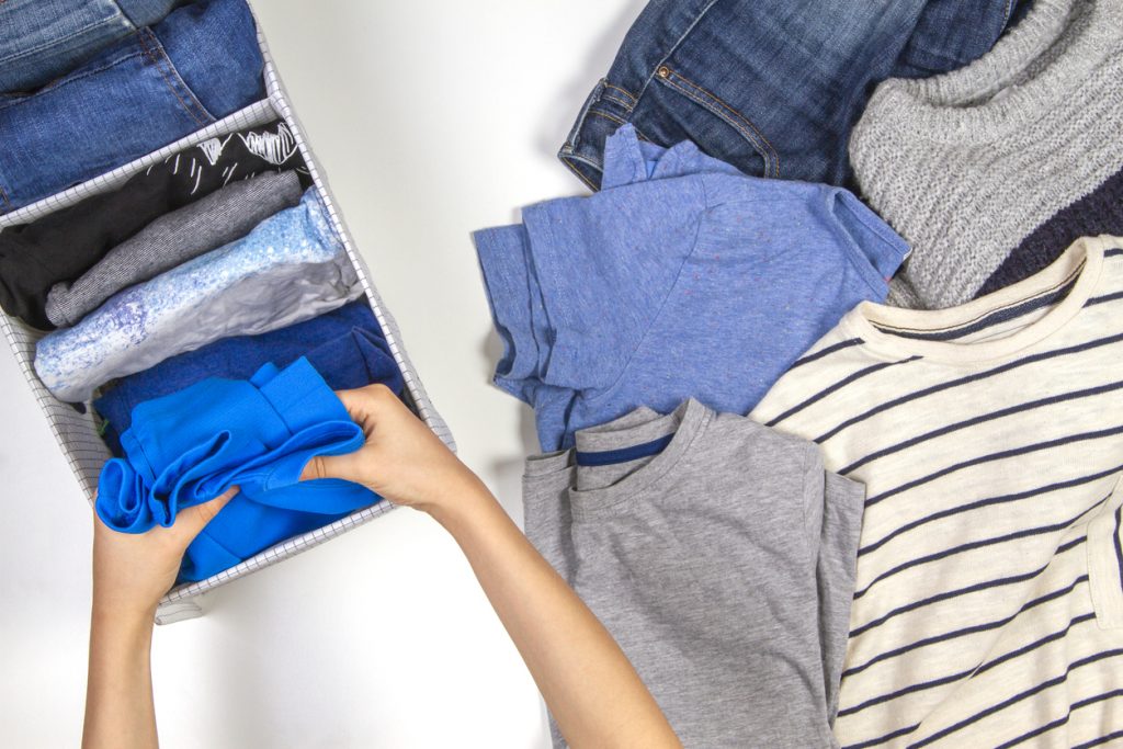 folding clothes