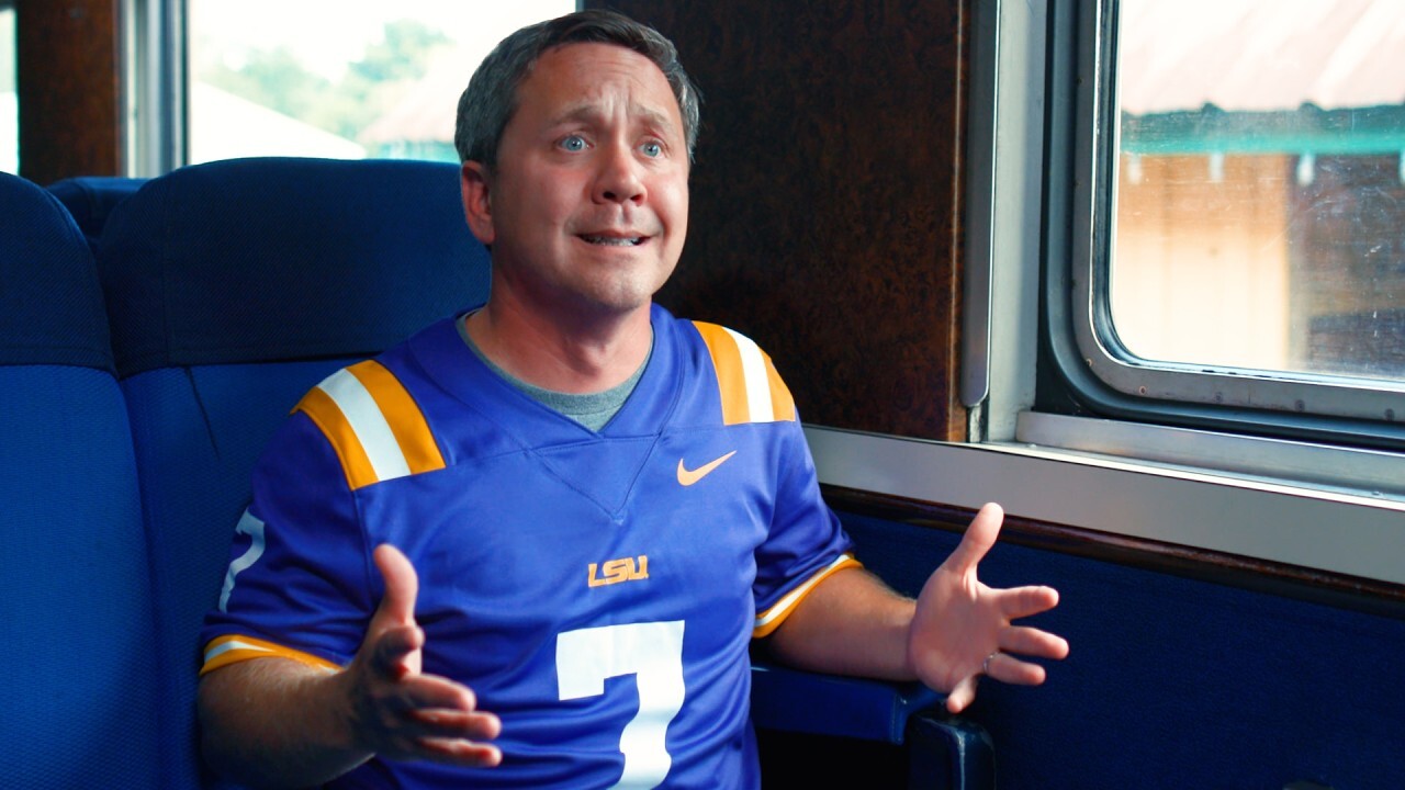 LSU fan in frustration